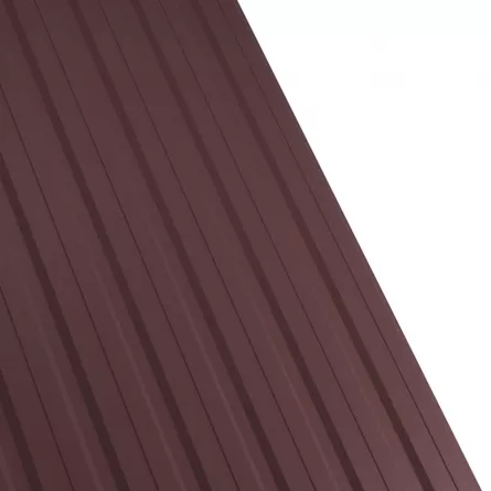 Tabla cutata Rufster R12F Eco 0,45 mm grosime 8017 MS maro mat structurat 1 m