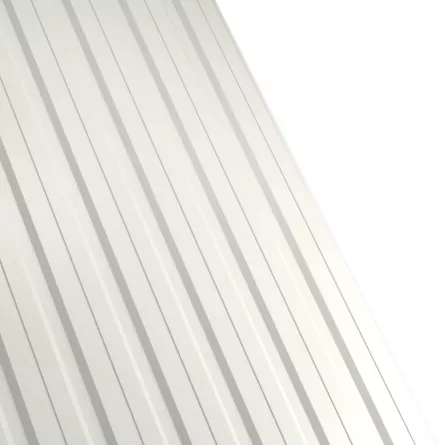Tabla cutata Rufster R12F Premium 0,5 mm grosime 9002 alb 1 m
