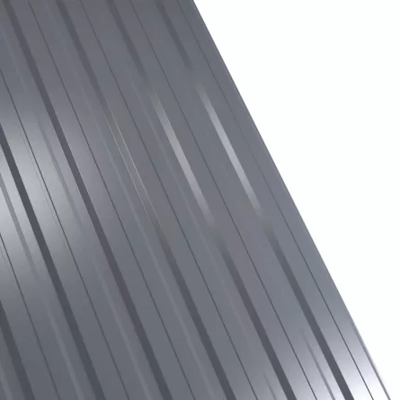 Tabla cutata Rufster R12F Super 0,60 mm grosime 7024 PUR gri-grafit 1 m