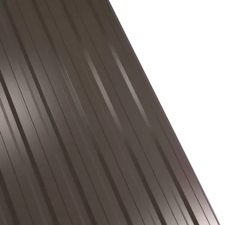 Tabla cutata Rufster R12F Super 0,60 mm grosime 8019 PUR maro-grafit 1 m