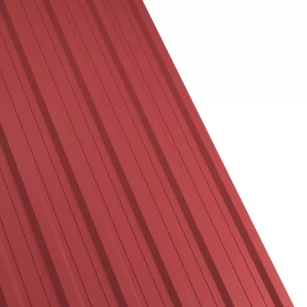 Tabla cutata Rufster R18A Eco 0,45 mm grosime 3009 MS caramiziu mat structurat 1 m