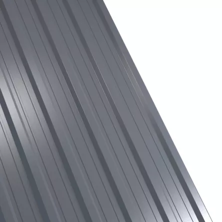 Tabla cutata Rufster R18A Premium 0,5 mm grosime 7024 gri-grafit 1 m
