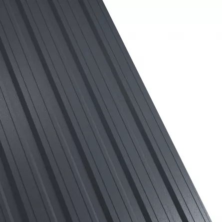 Tabla cutata Rufster R18F Premium 0,5 mm grosime 7016 MS gri-antracit mat structurat 1 m