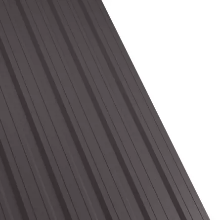 Tabla cutata Rufster R18F Premium 0,5 mm grosime 8019 MS maro-grafit mat structurat 1 m