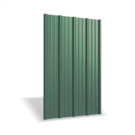 Tabla cutata Rufster R35A Premium 0,50 mm grosime 6020MS verde-crom mat structurat