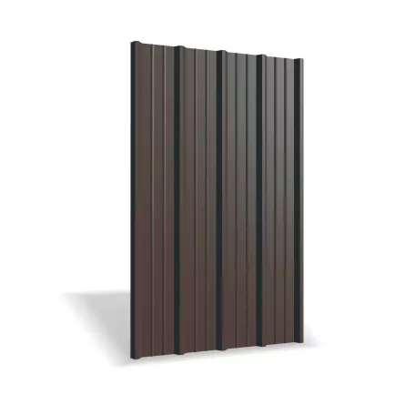 Tabla cutata Rufster R35A Premium 0,50 mm grosime 8019 maro-grafit lucios