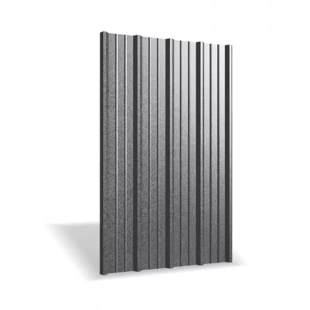 Tabla cutata Rufster R35A Premium 0,50 mm grosime 9005MS negru mat structurat
