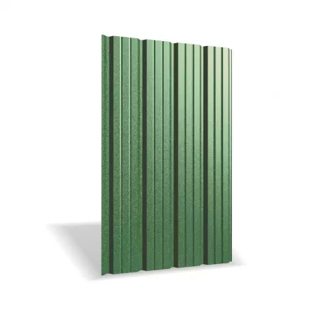 Tabla cutata Rufster R35F Premium 0,50 mm grosime 6020MS verde-crom mat structurat