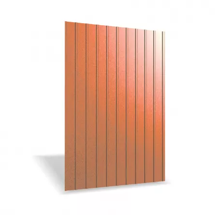 Tabla cutata Rufster R8A Eco 0,45 mm grosime 8004MS maro-cupru mat structurat