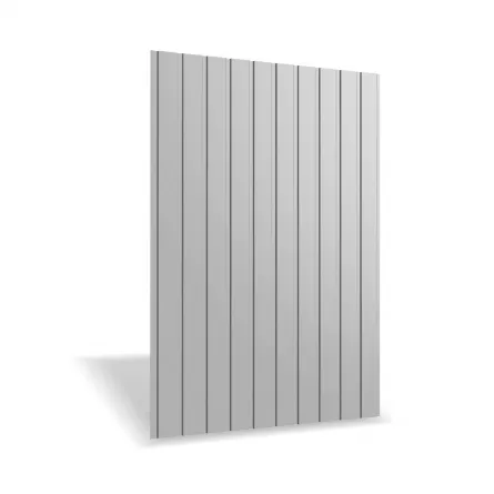 Tabla cutata Rufster R8F Eco 0,45 mm grosime 9006 gri-aluminiu lucios