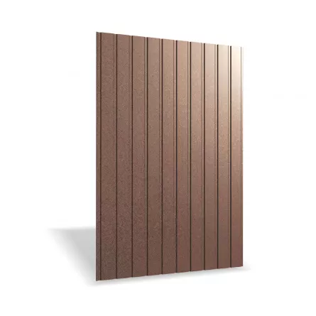 Tabla cutata Rufster R8F Premium 0,50 mm grosime 8017MPR maro super poliester