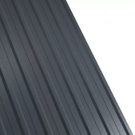 Tabla cutata trapezoidala T12A, gri 7016, grosime 0,45 mm