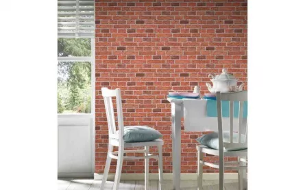 Tapet SN Deco  779816 dimensiune 1000x53 cm model caramida culoare gri rosu