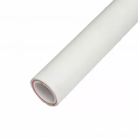 Teava alba PPR fibra D25 4 m dimensiuni 4 m x 25 mm