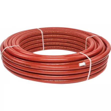 Teava Heko multistrat, izolata, culoare rosie diametru 16 mm