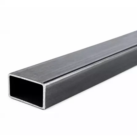 Teava neagra rectangulara sudata pentru constructii 60x20x2 mm