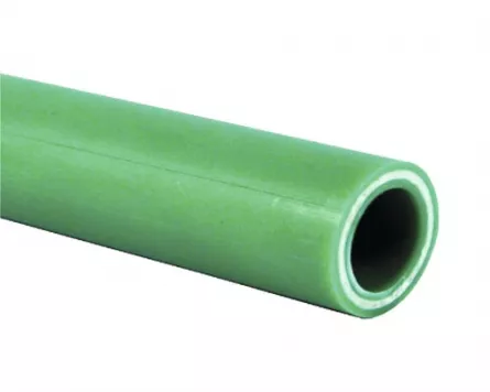 Teava verde PPR fibra D20 4 m dimensiuni 4 m x 20 mm