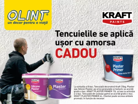 Tencuiala decorativa cu rasina siliconica, elastica, Kraft Plaster Silicone R15 25 kg, 1.5 mm alb