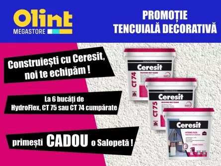 Tencuiala decorativa siliconica, Ceresit CT 74, 1,5 mm, cu aspect bob de orez, structurata, alba, pentru interior/exterior, 25 kg