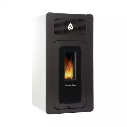 Termosemineu pe peleti DESIGNO P25 AQUA MIKLOS STEEL 25 kW