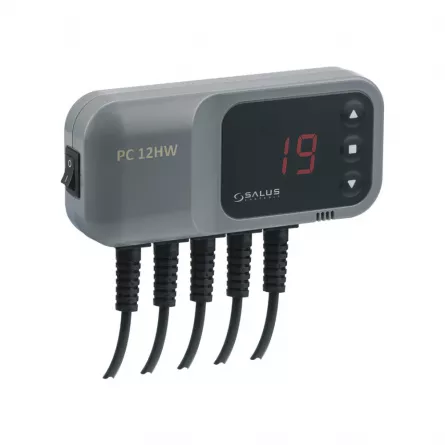 Termostat pentru pompa de recirculare si ACM, Salus, model PC12HW