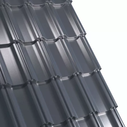Tigla metalica Rufster Celesta Premium 0,5 mm grosime, 7016, gri-antracit 1.175 m 2.48 m