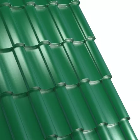 Tigla metalica Rufster Nova Eco 0,45 mm grosime 6005 verde 2.13 m