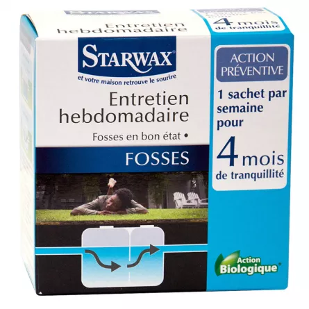 Tratament de intretinere fose septice Starwax