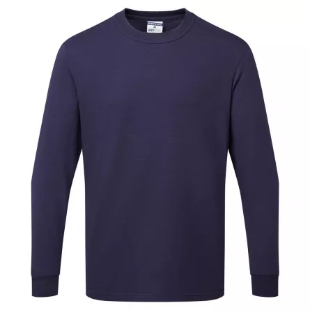 Tricou Portwest YS221 cu maneca lunga, navy, XXL, cod YS221NARXXL