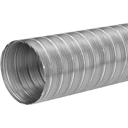 Tub flexibil inox D100 dimensiune 100 mm culoare inox