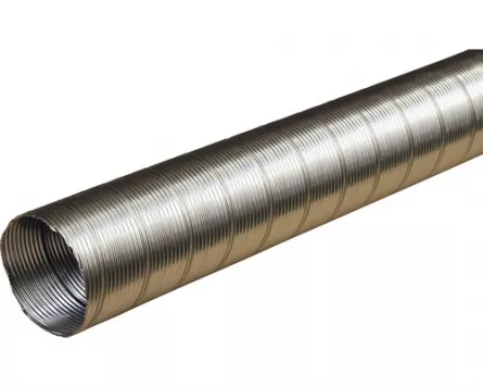 Tub flexibil inox D120 dimensiune 120 mm culoare inox