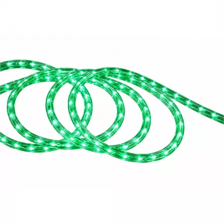 Tub flexibil luminos verde