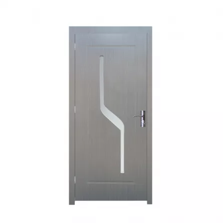 Usa interior din MDF 111-H-80 dimensiune 203x86 cm grosime 3.8 cm culoare molid deschis
