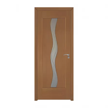 Usa interior din MDF 404-S-70 dimensiune 200x70 cm grosime 4 cm culoare Cires