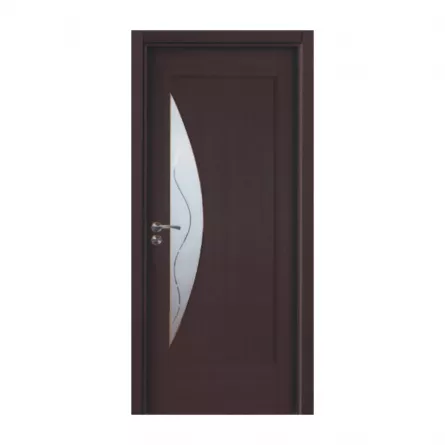 Usa interior din MDF 403-T-70 dimensiune 200x70 cm grosime 4 cm culoare Wenge