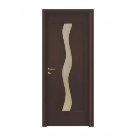 Usa interior din MDF 404-T-70 dimensiune 200x70 cm grosime 4 cm culoare Wenge
