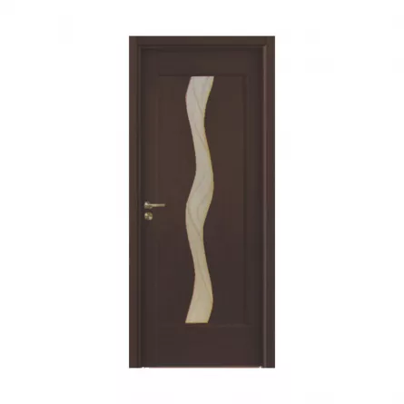 Usa interior din MDF 404-T-80 dimensiune 200x80 cm grosime 4 cm culoare wenge