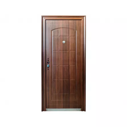 Usa metalica 018, deschidere dreapta, dimensiune 86 x 205 cm, grosime 5 cm, culoare stejar auriu