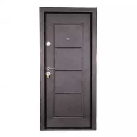 Usa metalica Fero MD 131, dimensiune 2000 x 880 x 160 mm, culoare maro, deschidere dreapta