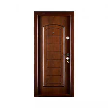 Usa metalica PR.1 154 stanga nuc dimensiune 200x88 cm grosime 68 mm culoare nuc