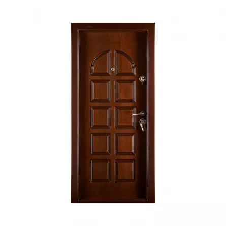 Usa metalica PR.1 68 stanga nuc dimensiune 200x88 cm grosime 68 mm culoare nuc