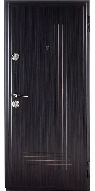 Usa metalica PR.1 LUX 41 Negru perlat, deschidere dreapta