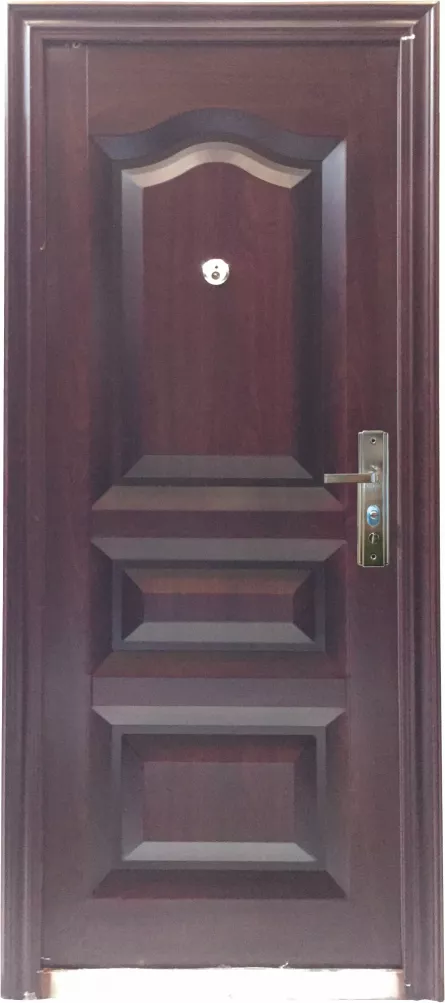 Usa metalica033, deschidere stanga, dimensiune 86 x 205 cm, grosime 5 cm, culoare mahon