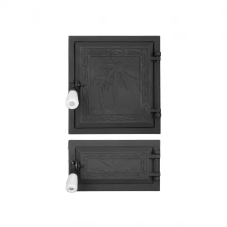 Usa pentru soba economica neagra 660367/660382