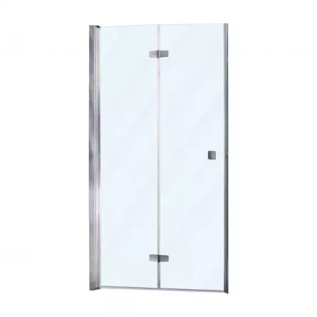 Usa plianta SANOFLEX DUET CROM M1290FL, 90 cm, grosime sticla 6 mm