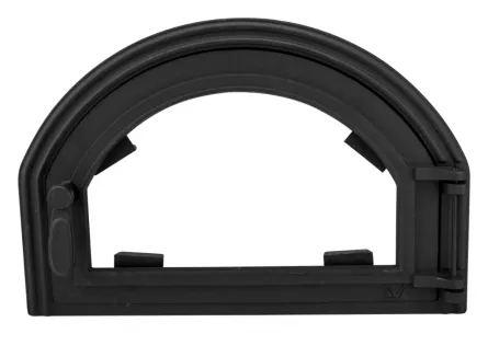 Usa semineu cu geam 1181, 360 x 540 mm, sticla 4 mm