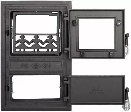 Usa soba monobloc, cu geam, motive romanesti, Honest 679709