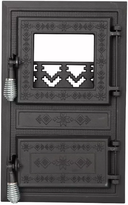 Usa soba monobloc, cu geam, motive romanesti, Honest 679709