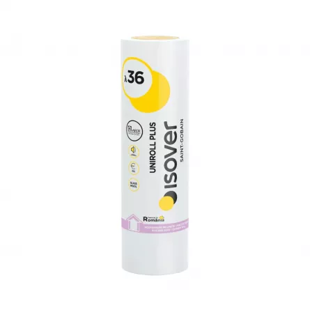 Vata minerala de sticla Isover Uniroll Plus 10/5