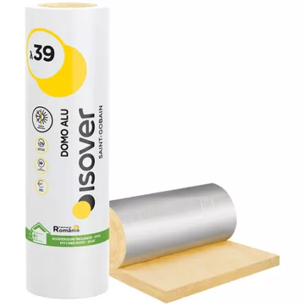 Vata minerala ISOVER DOMO ALU G50, 14.4 m2 rola